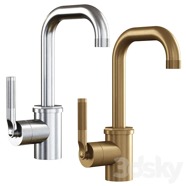 Landmark pure Single lever basin faucet by Samuel Heath 3ds Max