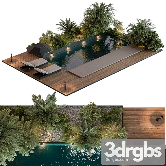 Landscape Furniture With Pool 69 3dsmax Download
