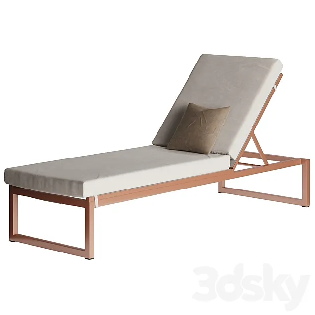 Landscape Single Lounger by Kettal 3DS Max Model