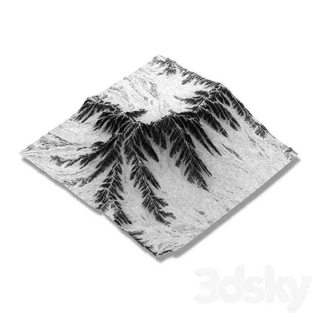 Landscapes of the mountains 3DS Max Model