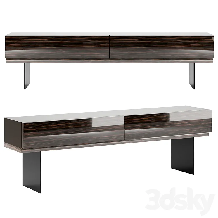 Lang Console & Sideboard by Minotti 3DS Max Model