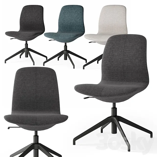 LÅNGFJÄLL Conference chair. Ikea 3DSMax File