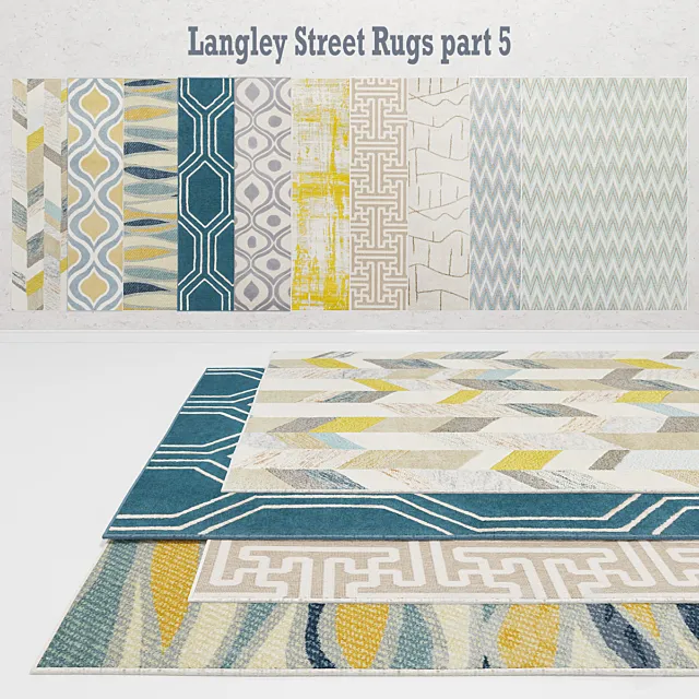 Langley Street Rugs part 5 3DS Max Model