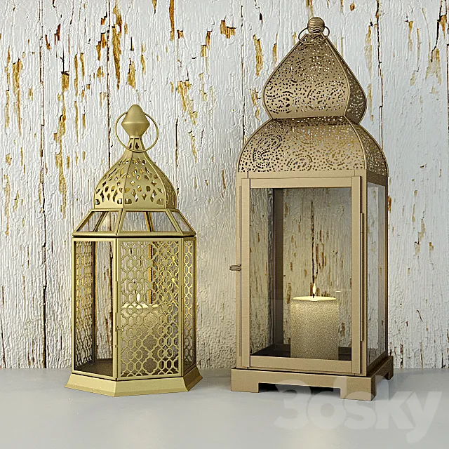 Lanterns _ ZARA HOME 3DS Max Model