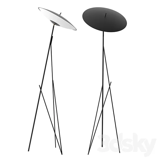 LAPA floor lamp by Gianfranco Ferre Home 3ds Max