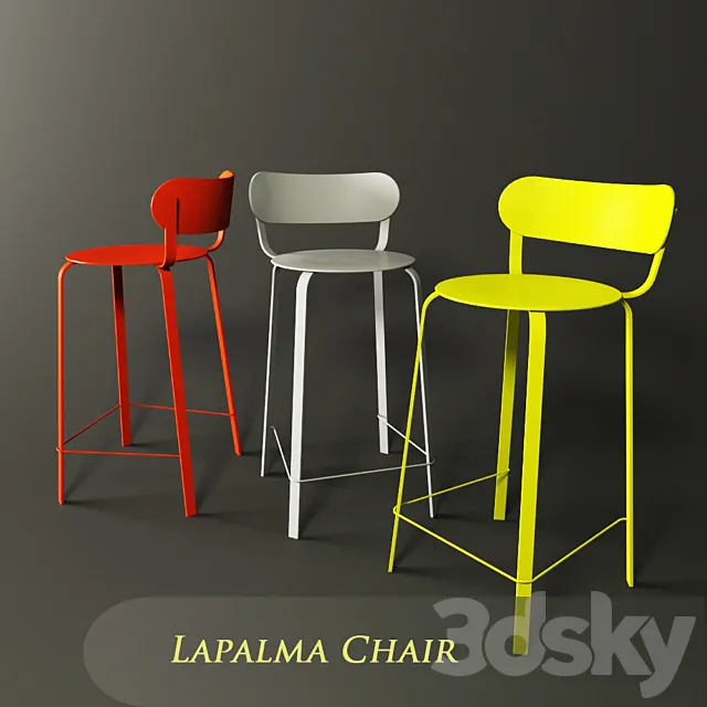 LaPalma Bar Chair 3DSMax File
