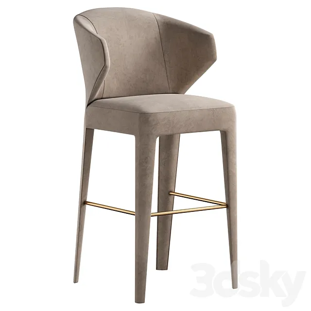 LAPEL BARSTOOL by baker 3ds Max