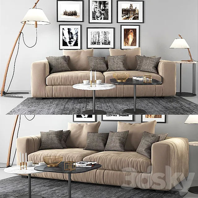 Lapo Sofa 3ds Max