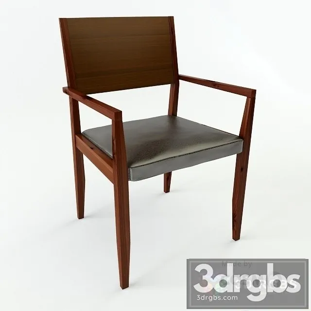 Larch Antique Wood Chair 3dsmax Download