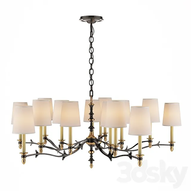 Large Chandler Chandelier 3ds Max