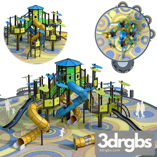 Large Childrens Playground 3dsmax Download