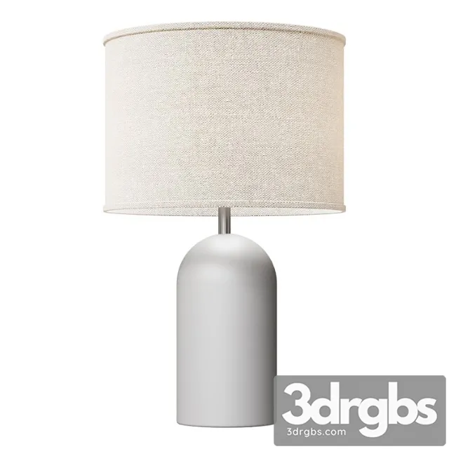 Large concrete table lamp