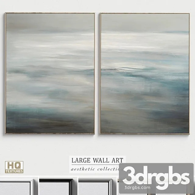 Large Living Room Wall Art C 319 3dsmax Download