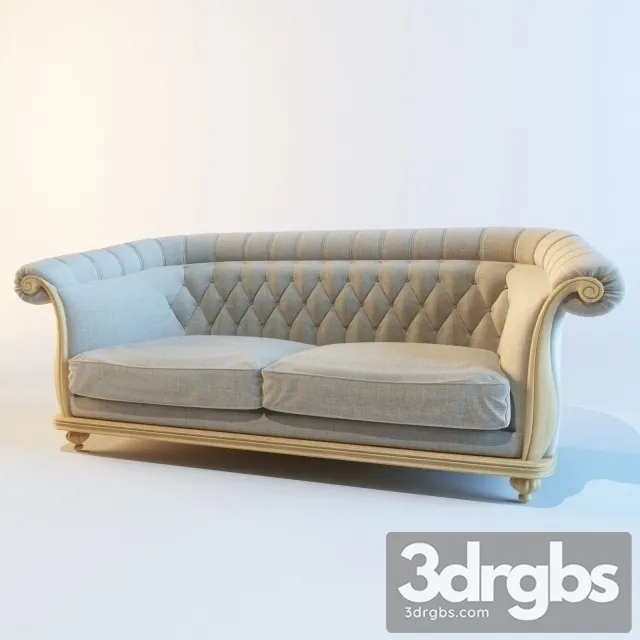 Large Neoclassic Sofa 3dsmax Download