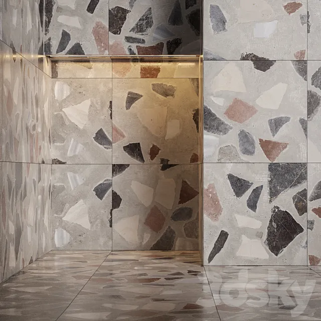 Large terrazzo 3DS Max Model