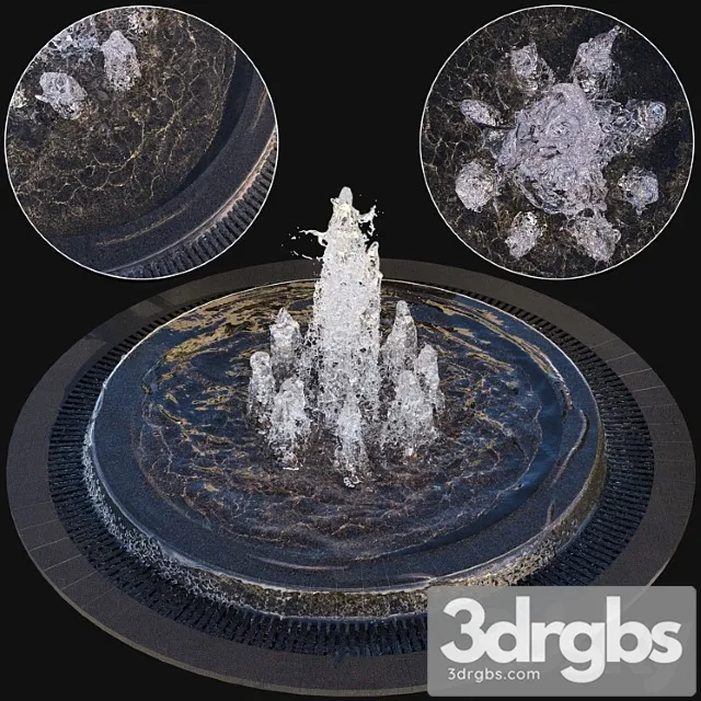 Large Water Fountains 3dsmax Download