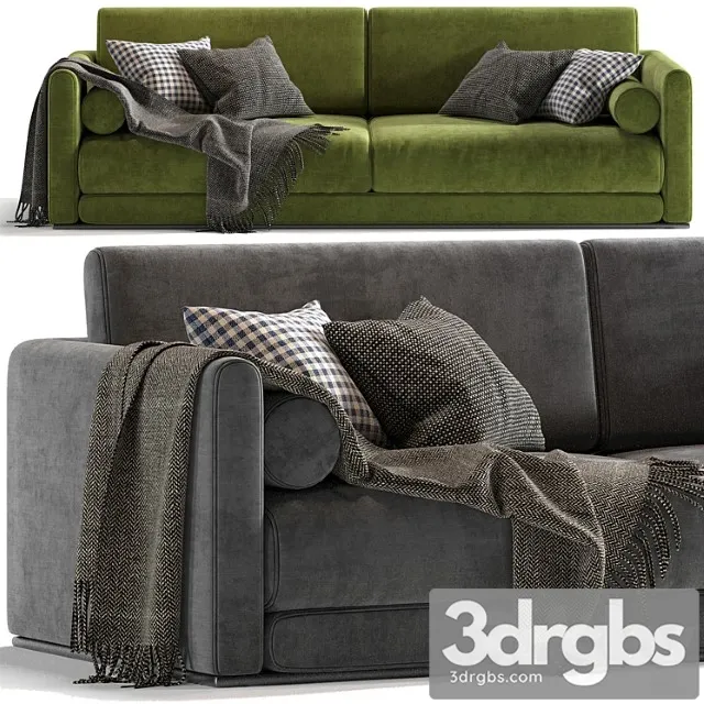 Lario Flexform 2 Seats Sofa 03 1 3dsmax Download