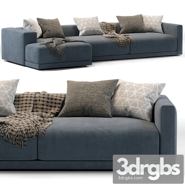 Lario flexform chaise longue sofa