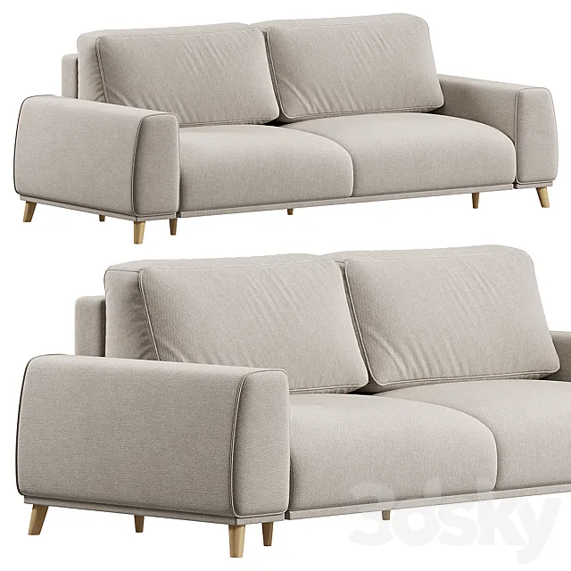 Laronso Sofa Laronso Soft Latte 3ds Max