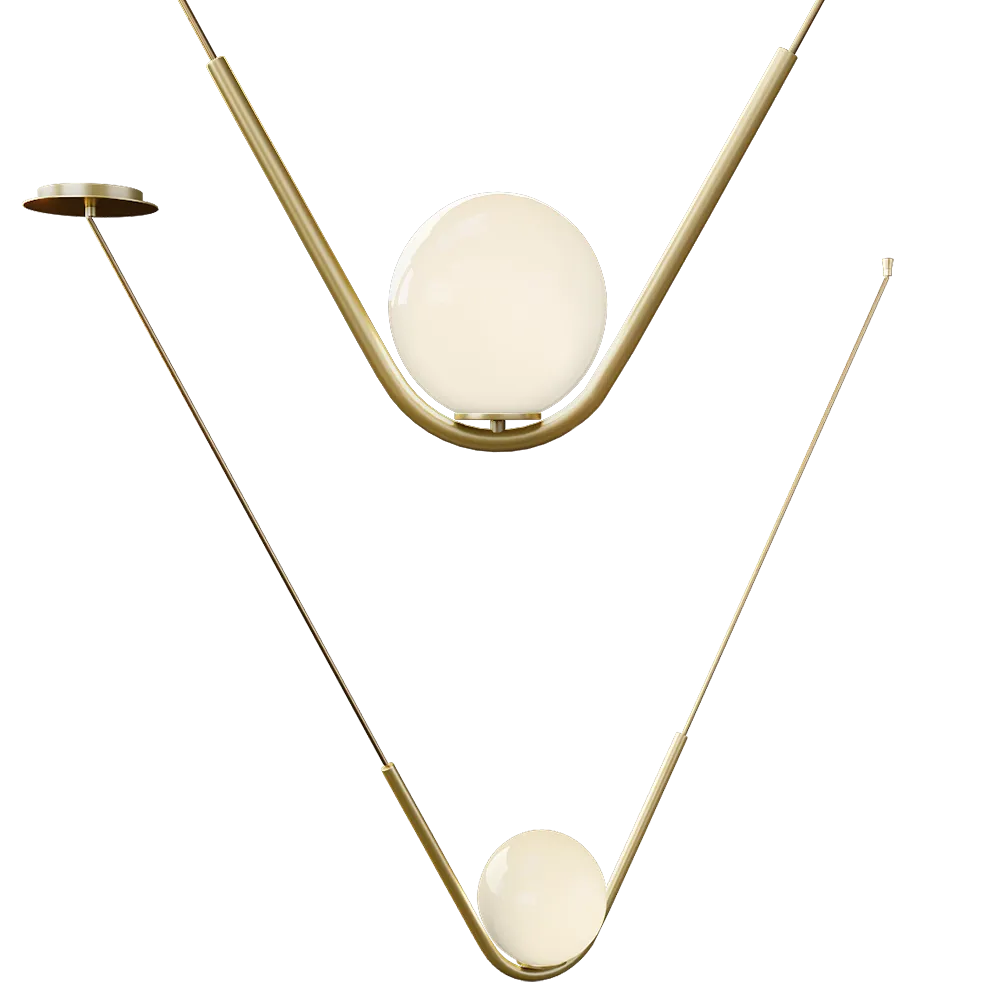 Larose Guyon – Ceiling lamp Perle 1 3ds Max