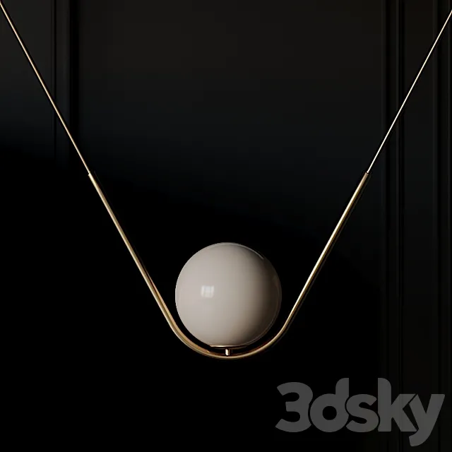 LAROSE GUYON – perle-1-pendant-light 3DS Max Model