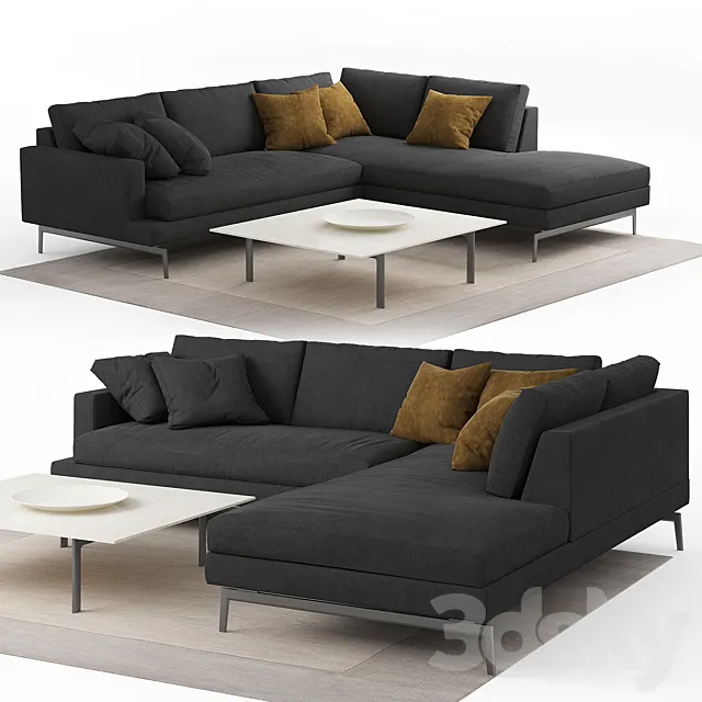 Larsen Verzelloni Corner Sofa 3ds Max
