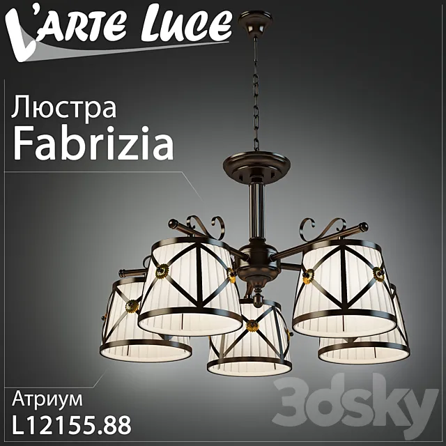 Larte Luce Fabrizia L12155.88 3DSMax File