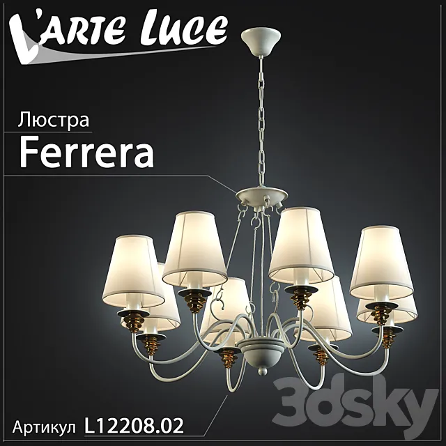 Larte Luce Ferrera series model L 12208.02 3DSMax File