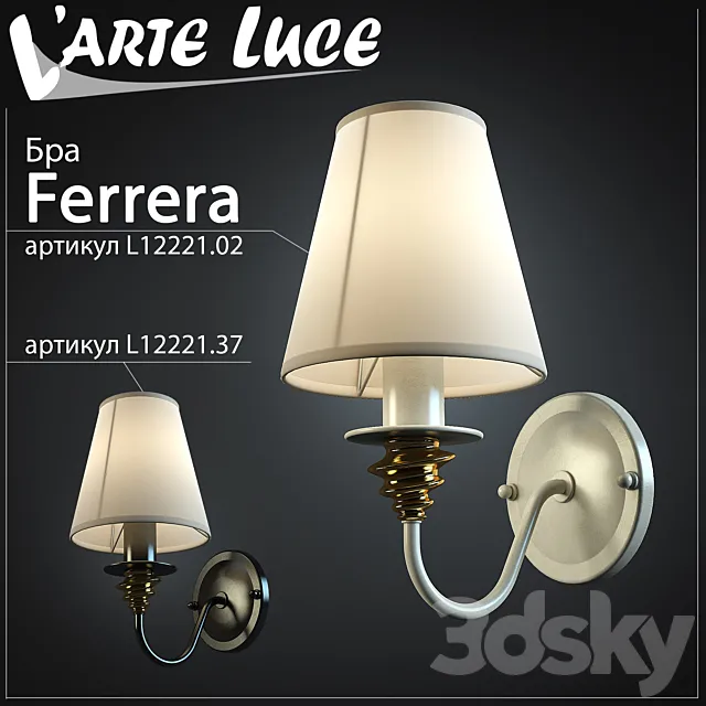 Larte Luce Ferrera series model L 12221.02 3DSMax File