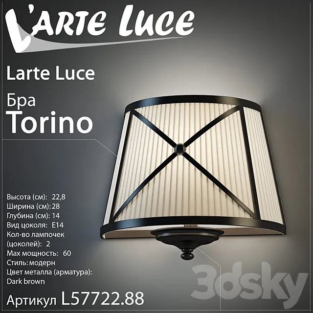 Larte luce Torino L 57722.88 3DSMax File