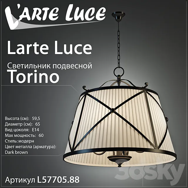 Larte luce Torino L57705-88 3DSMax File
