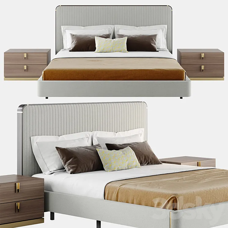 Laskasas ANNY Bed 3DS Max Model