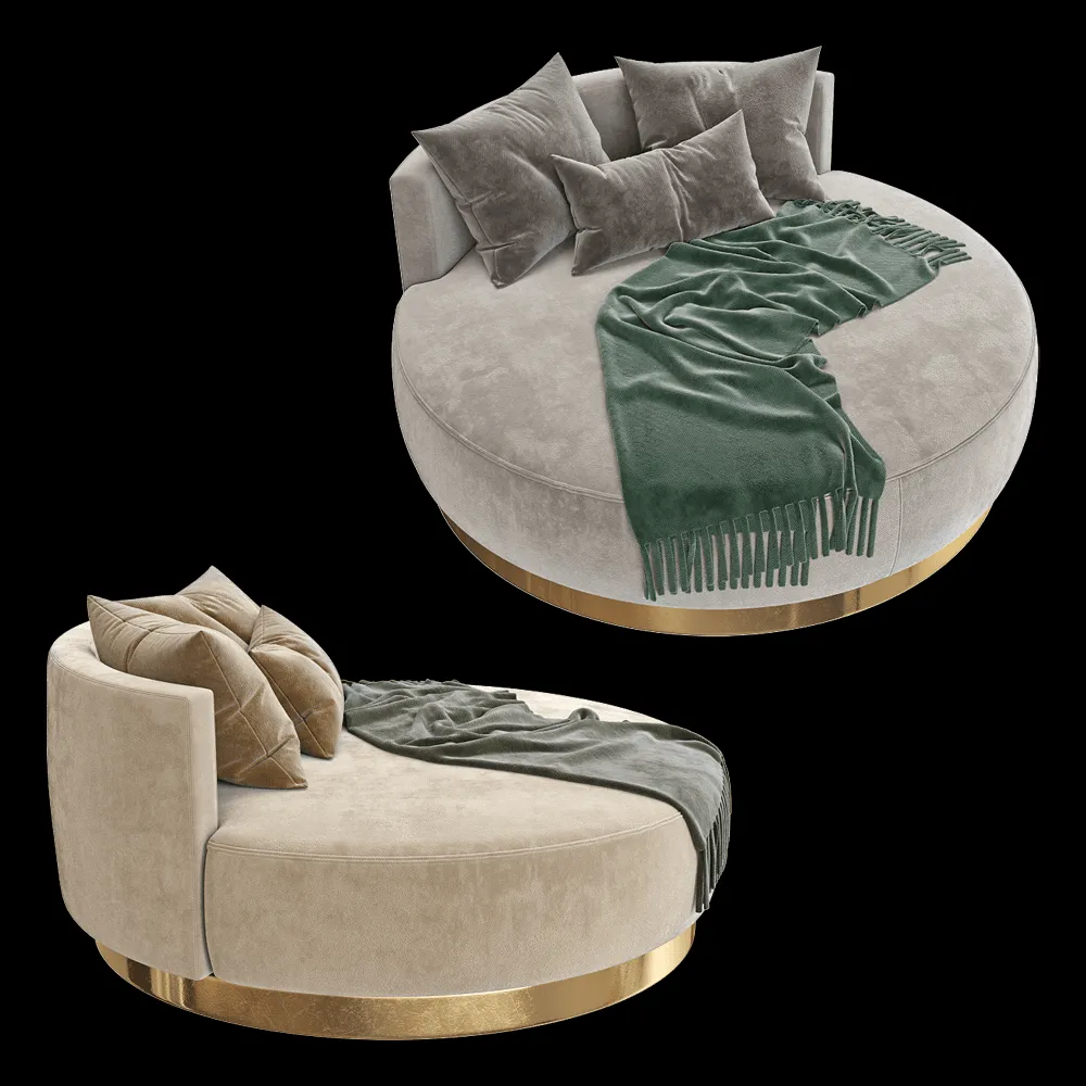 Laskasas – Chaise lounge Scarlet 3ds Max