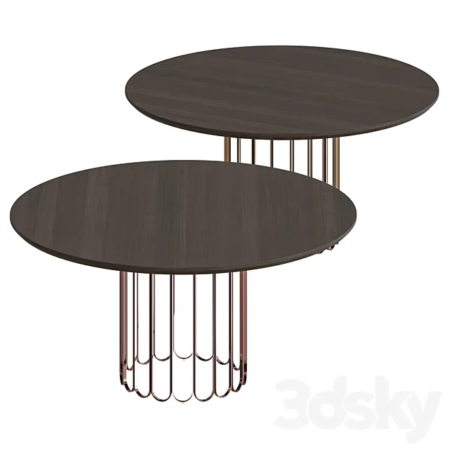 Laskasas Cheryl Dining Table 3DS Max Model