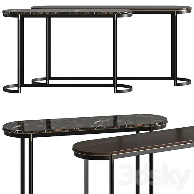 Laskasas Lyssa Console Table 3ds Max