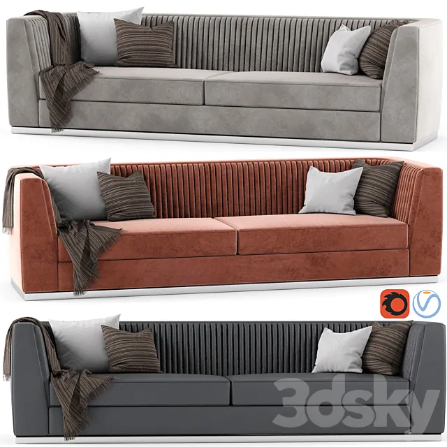 Laskasas MIUZZA sofa 3ds Max