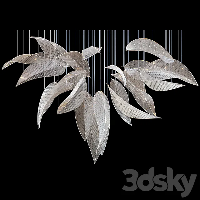 LASVIT Crystal Palm 3DS Max Model