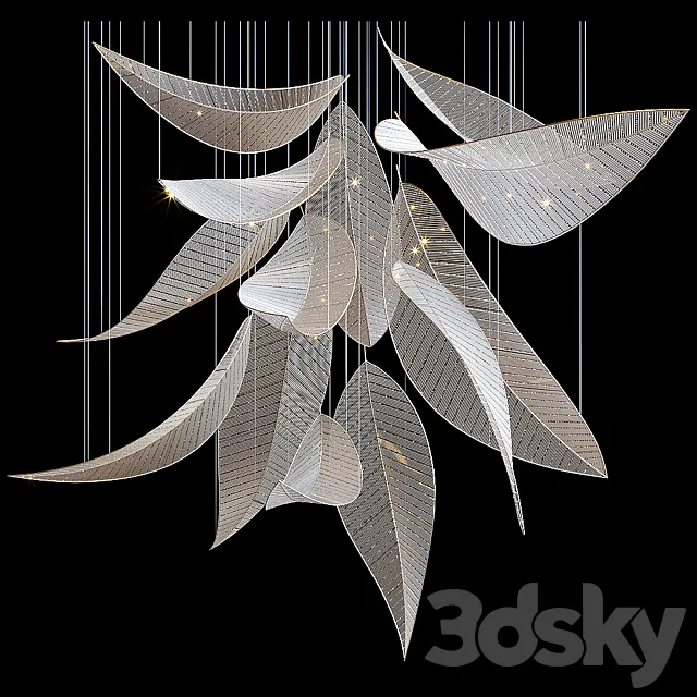 LASVIT Crystal Palm 3ds Max