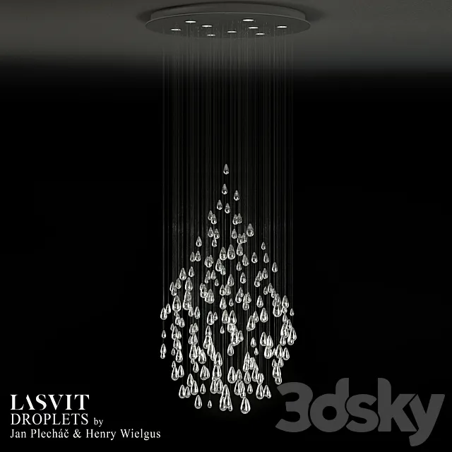 Lasvit Droplets Pendant 3DSMax File