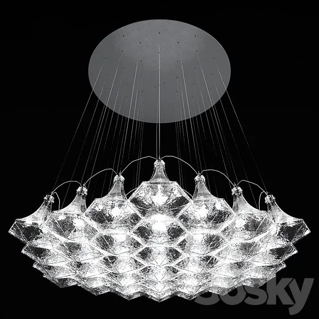 Lasvit_Facet Sculpture Cluster 37 3DS Max Model