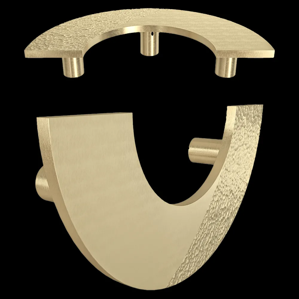 Latuning – Door handle Stamped Round LS 3ds Max