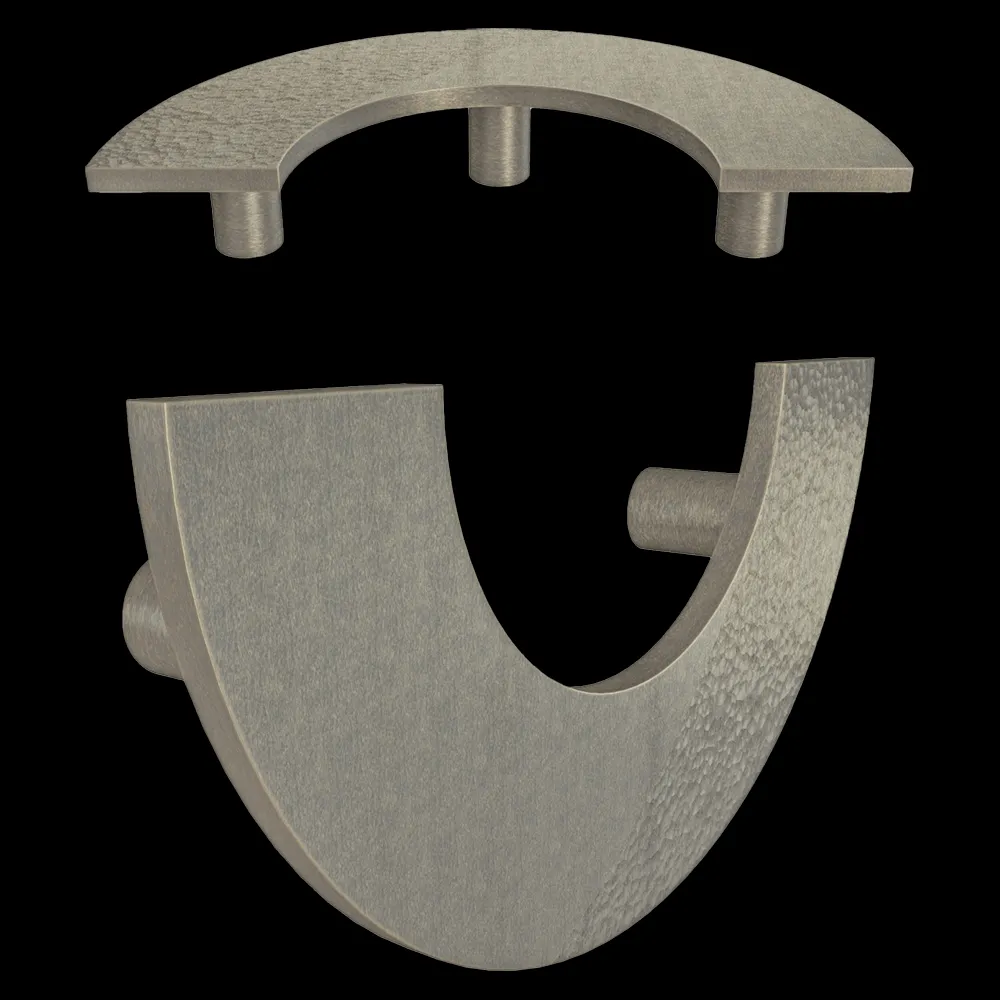Latuning – Door handle Stamped Round SP 3ds Max