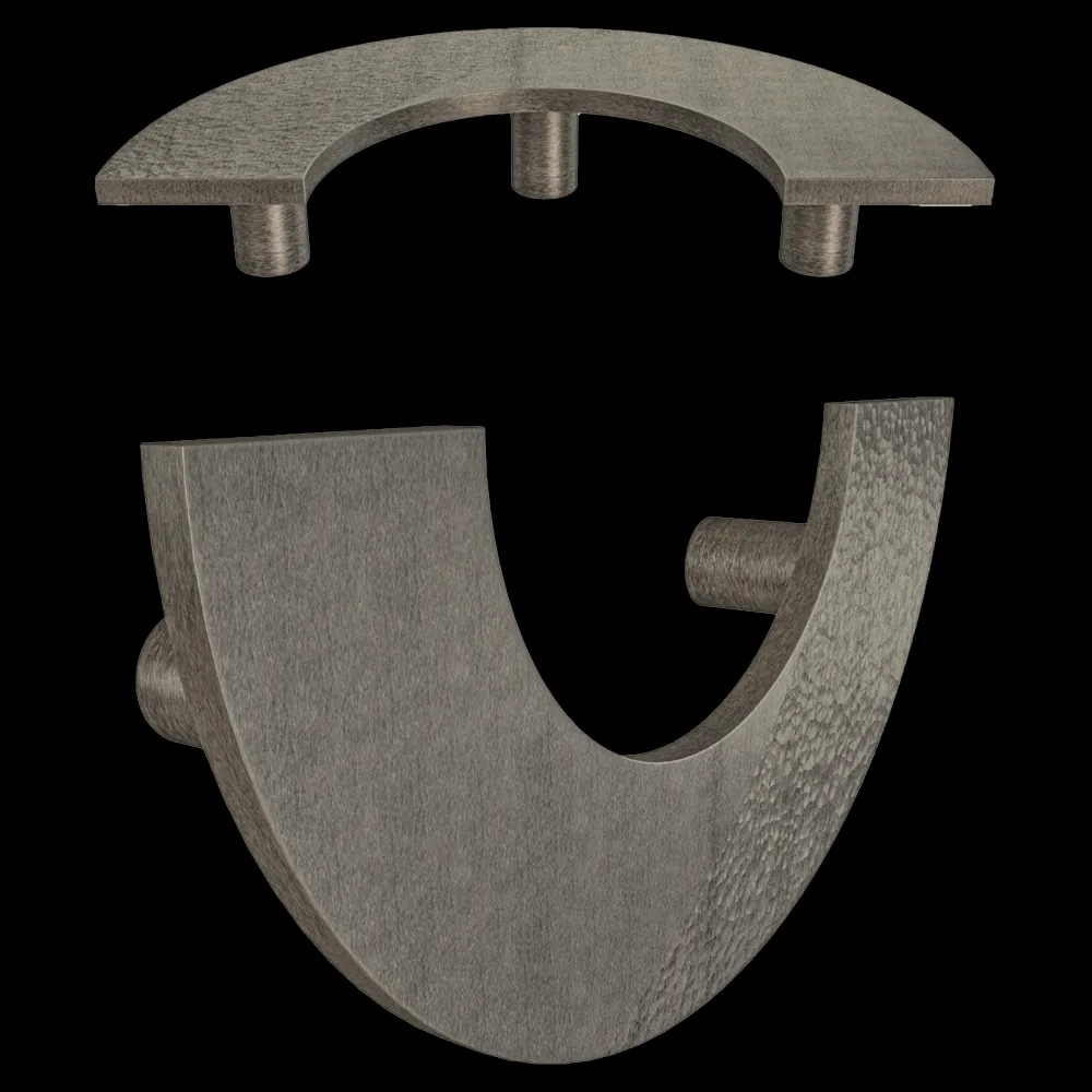 Latuning – Door handle Stamped Round TP 3ds Max