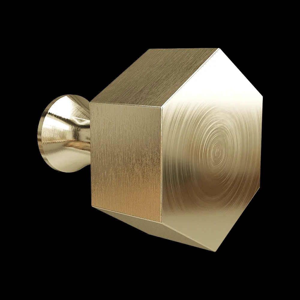 Latuning – Handle knob Hexagon 3ds Max