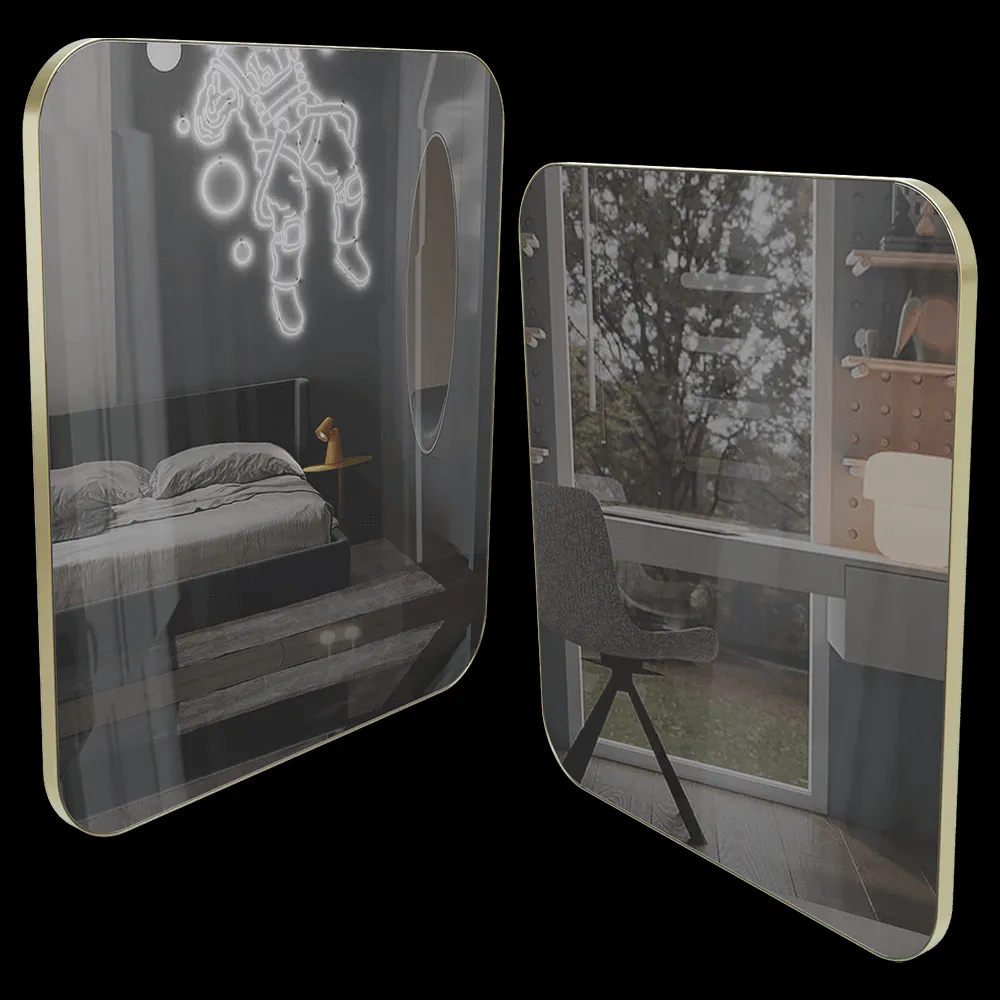 Latuning – Mirror with round corners 3ds Max