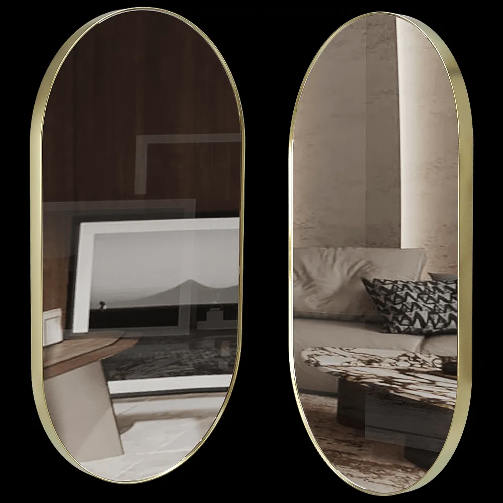 Latuning – Oval mirror 3ds Max