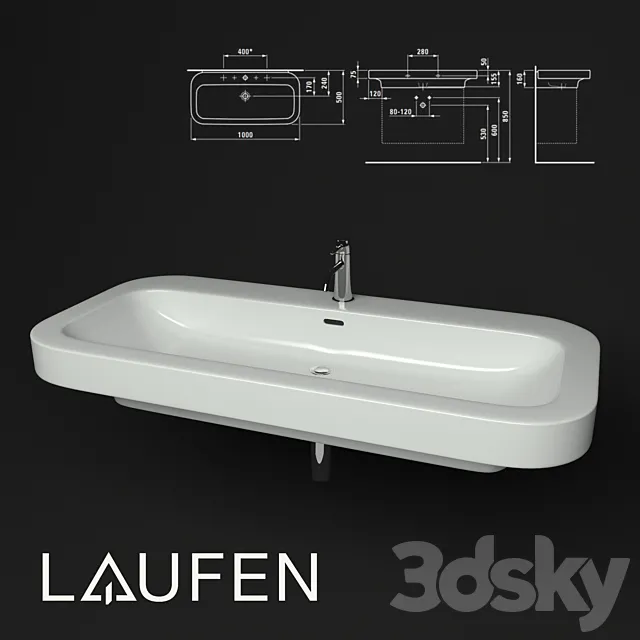 Laufen Palomba 3DS Max Model