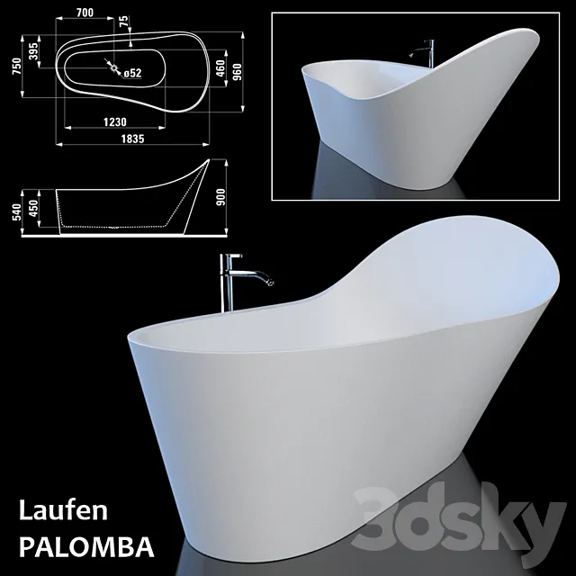 Laufen Palomba 3DS Max Model