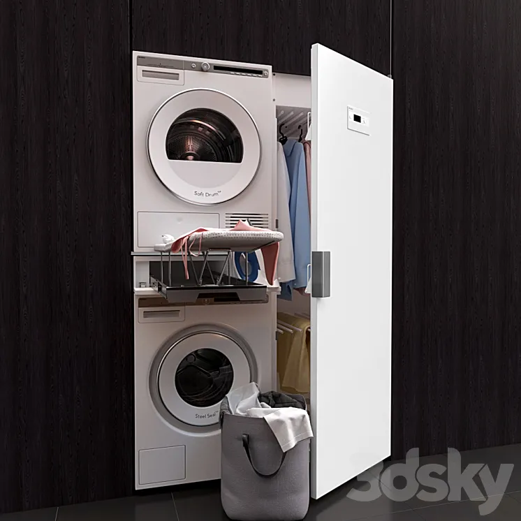 Laundry ASKO \/ ASKO Laundry 3DS Max