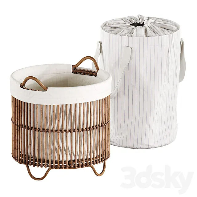 Laundry baskets Zara Home №1 3ds Max